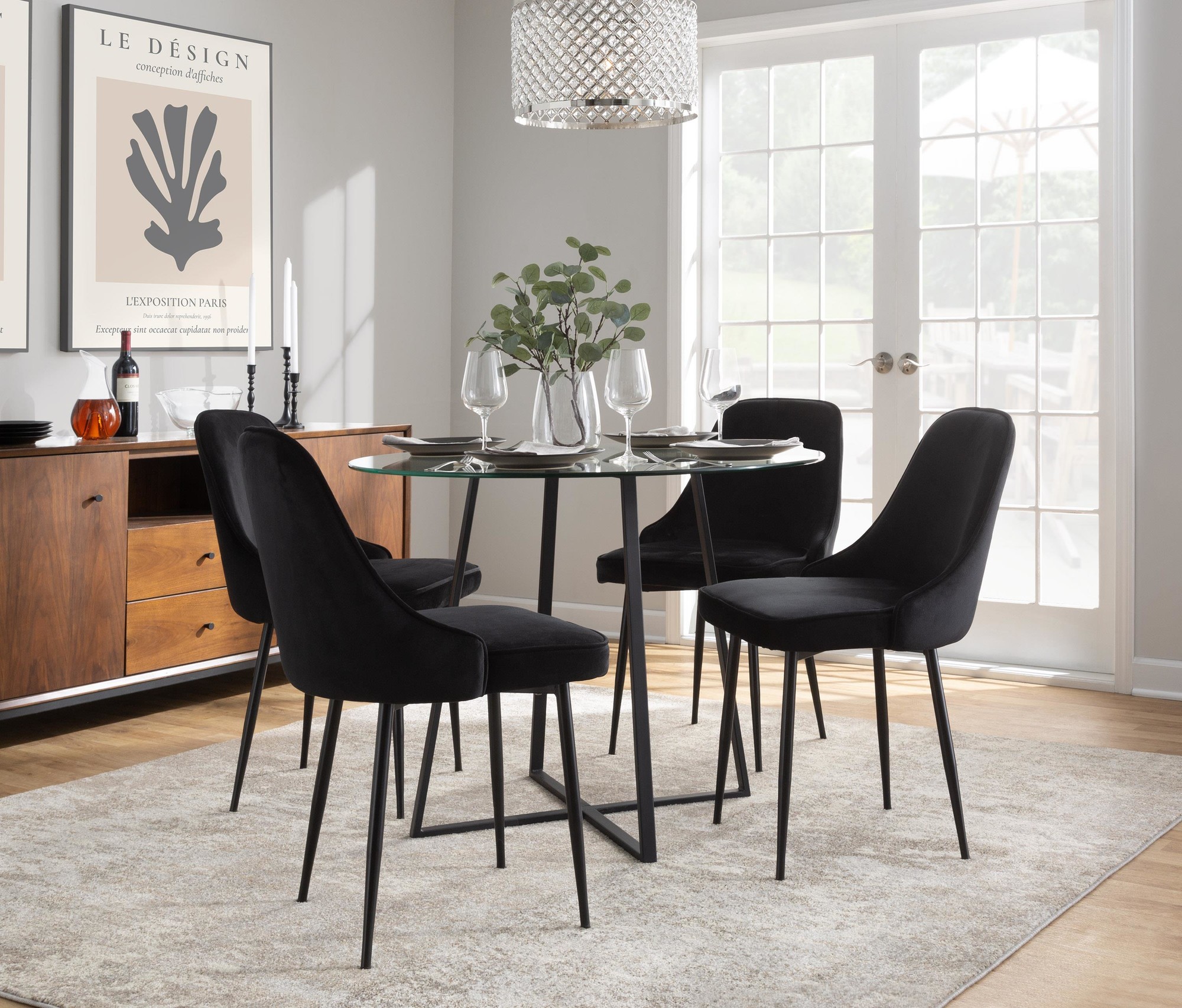 Cosmo-marcel Dining Set - 5 Piece